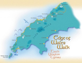 Map of Lleyn Peninsula